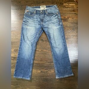 Ariat Denim M4 Low Rise Jeans Mens 38x32 Boot Cut Cowboy Workwear Pants